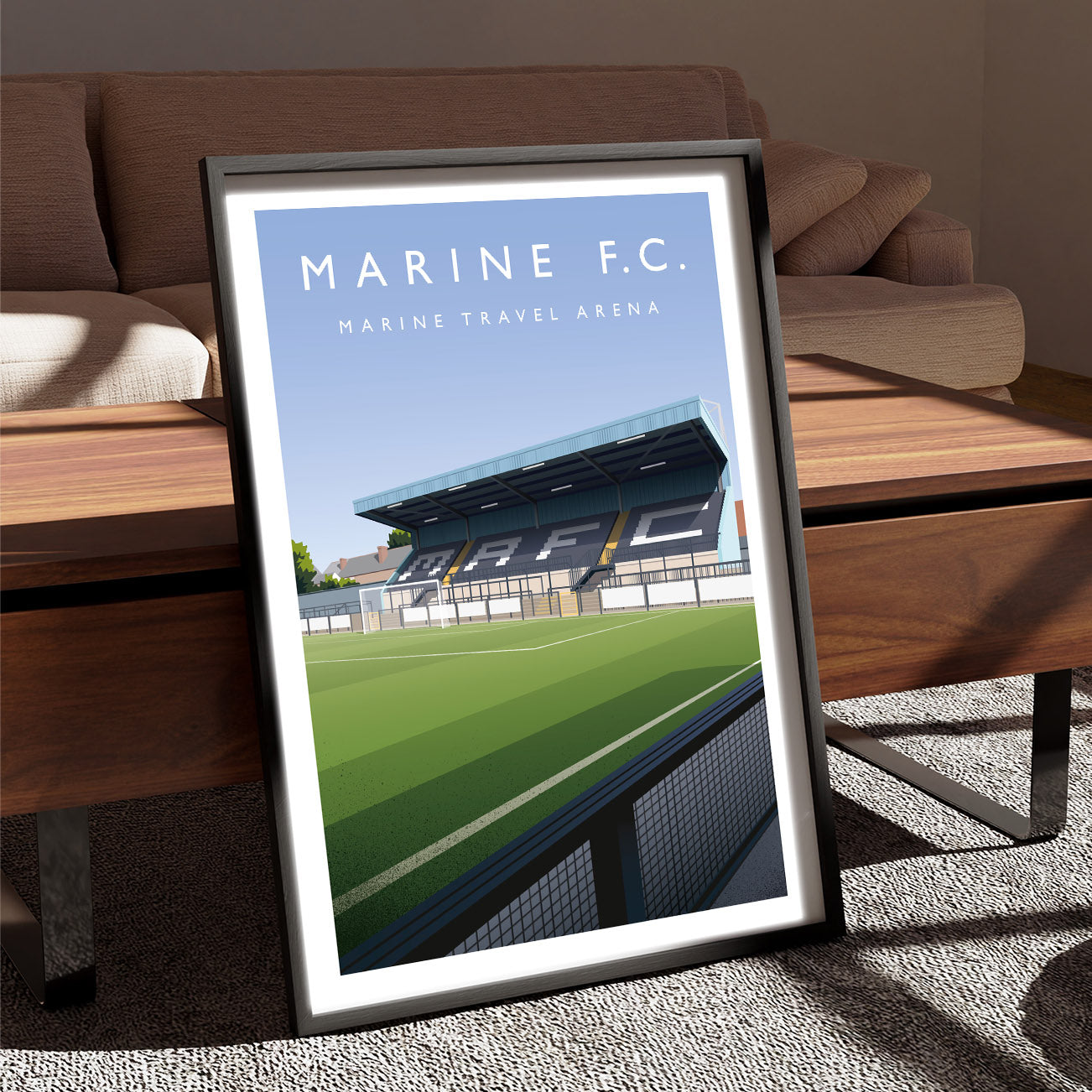 Marine FC MTA A4 Print (Unframed)