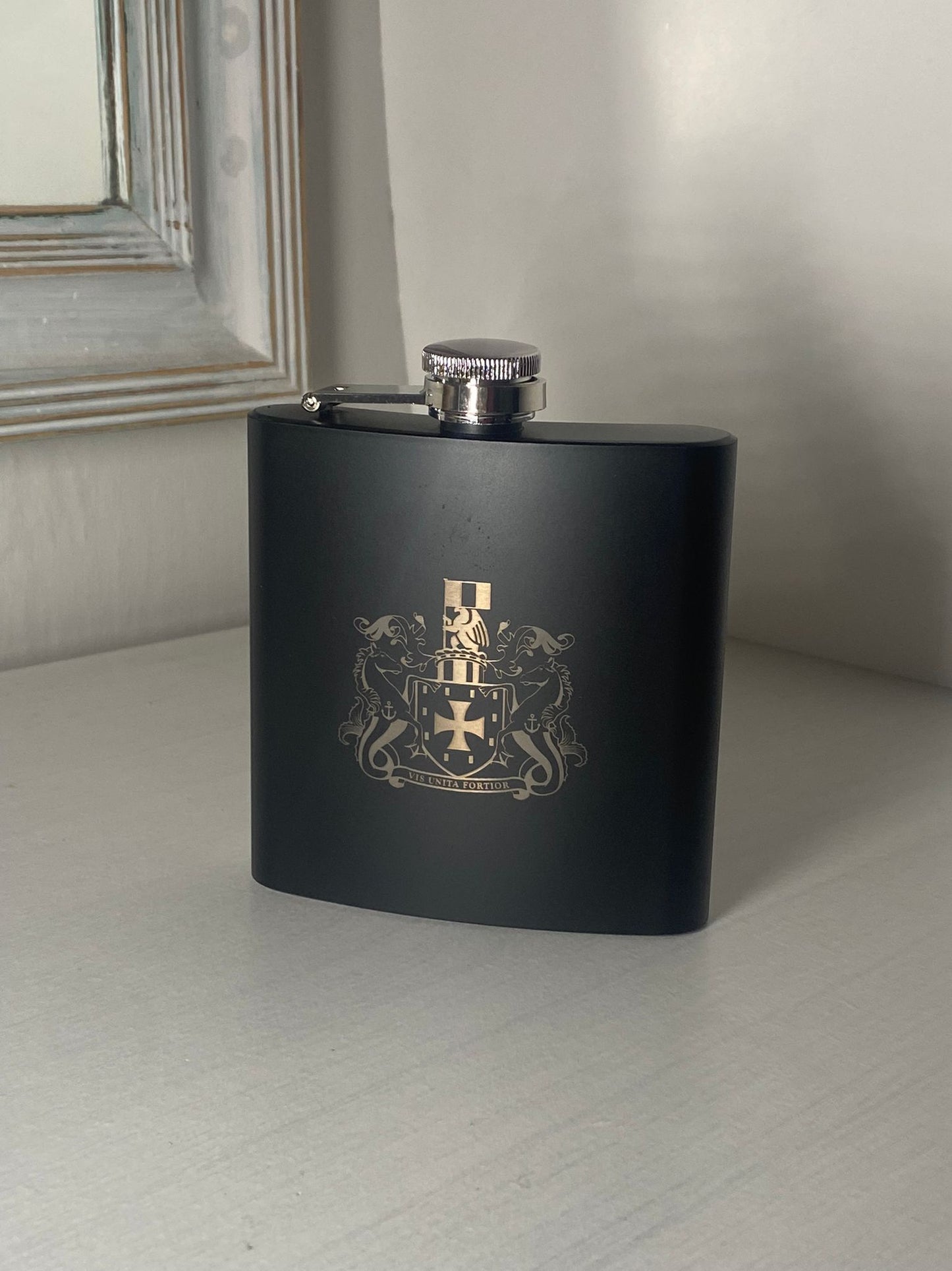 Marine Football Club - Stainless Steel Hip Flask