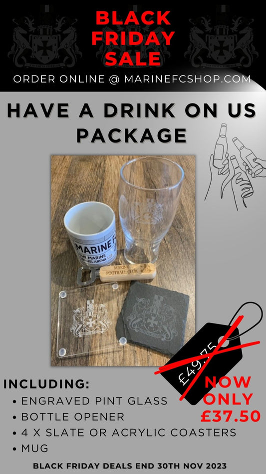 Have a drink on us Fan Package - BLACK FRIDAY DEAL