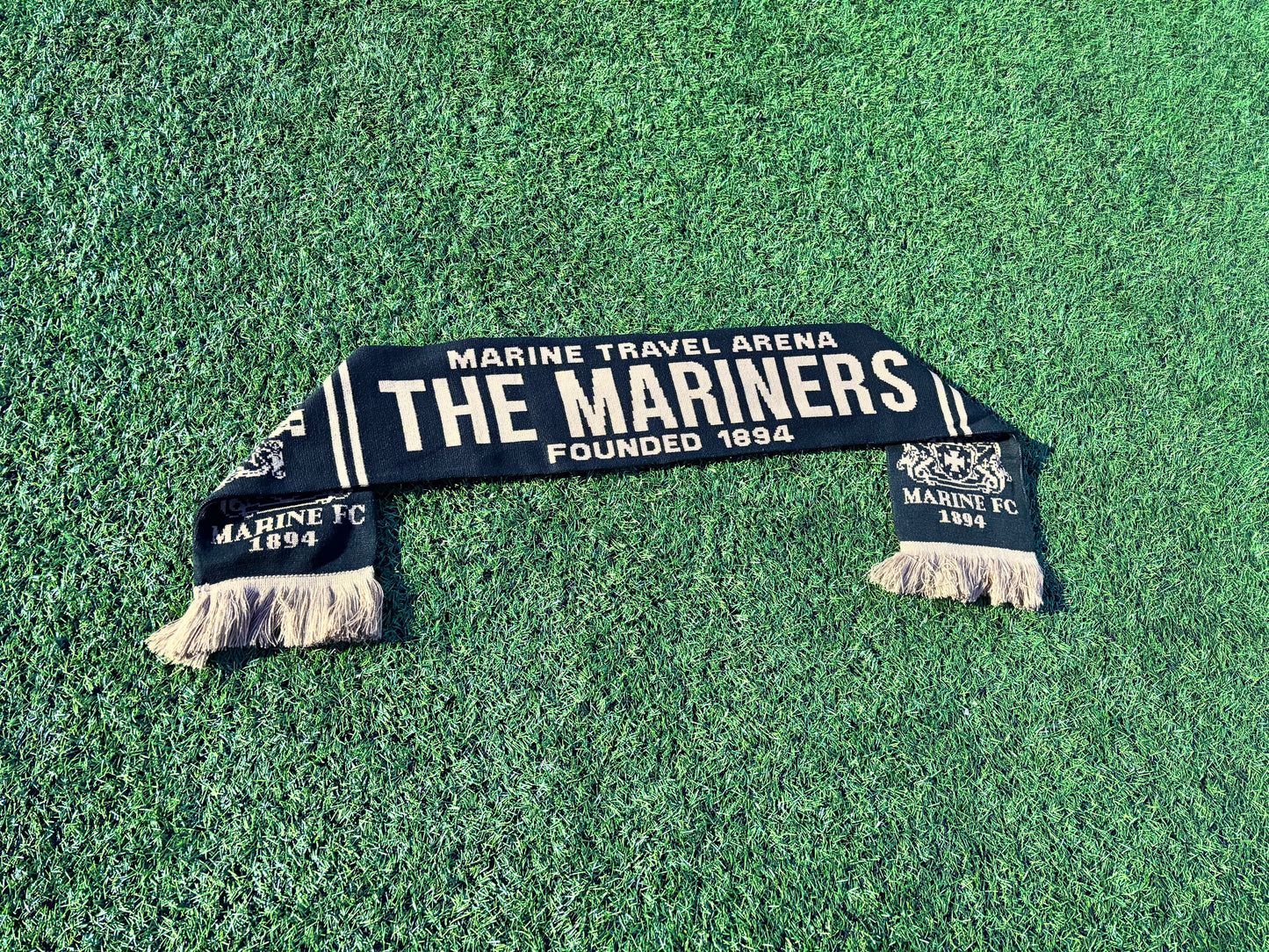 Marine Football Club - Scarf (Black & Gold)