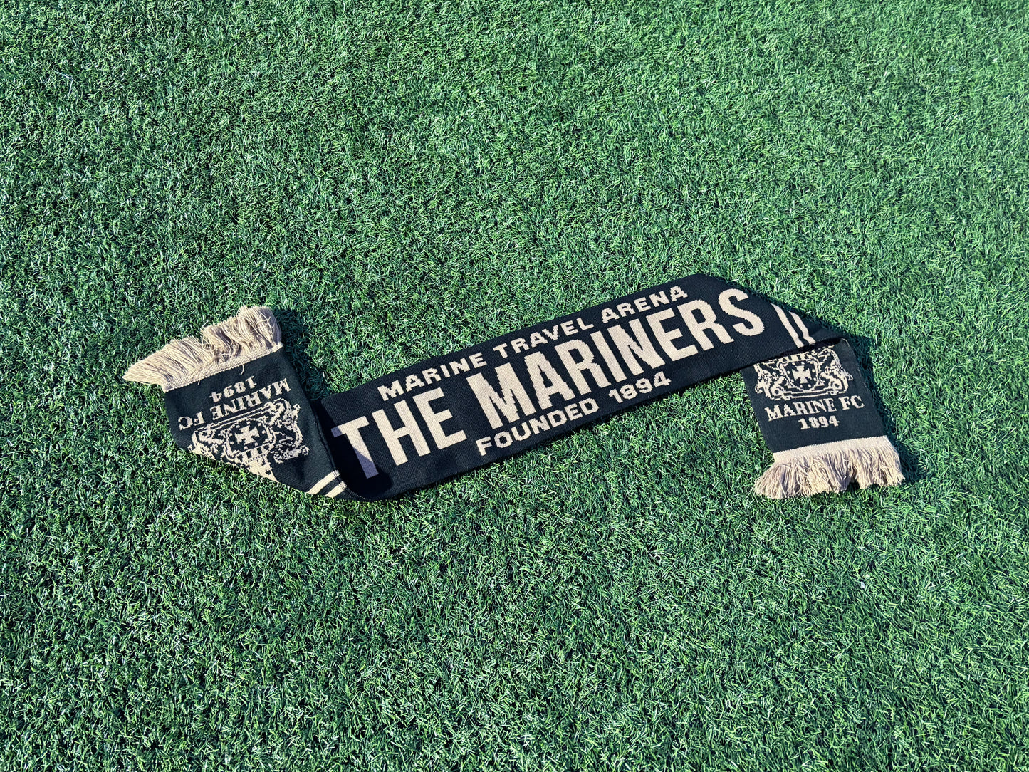 Marine Football Club - Scarf (Black & Gold)