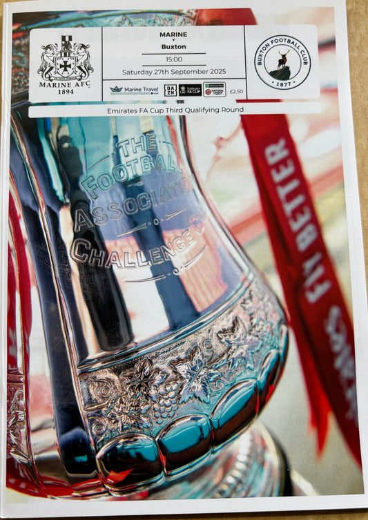 FA Cup - Marine v Buxton