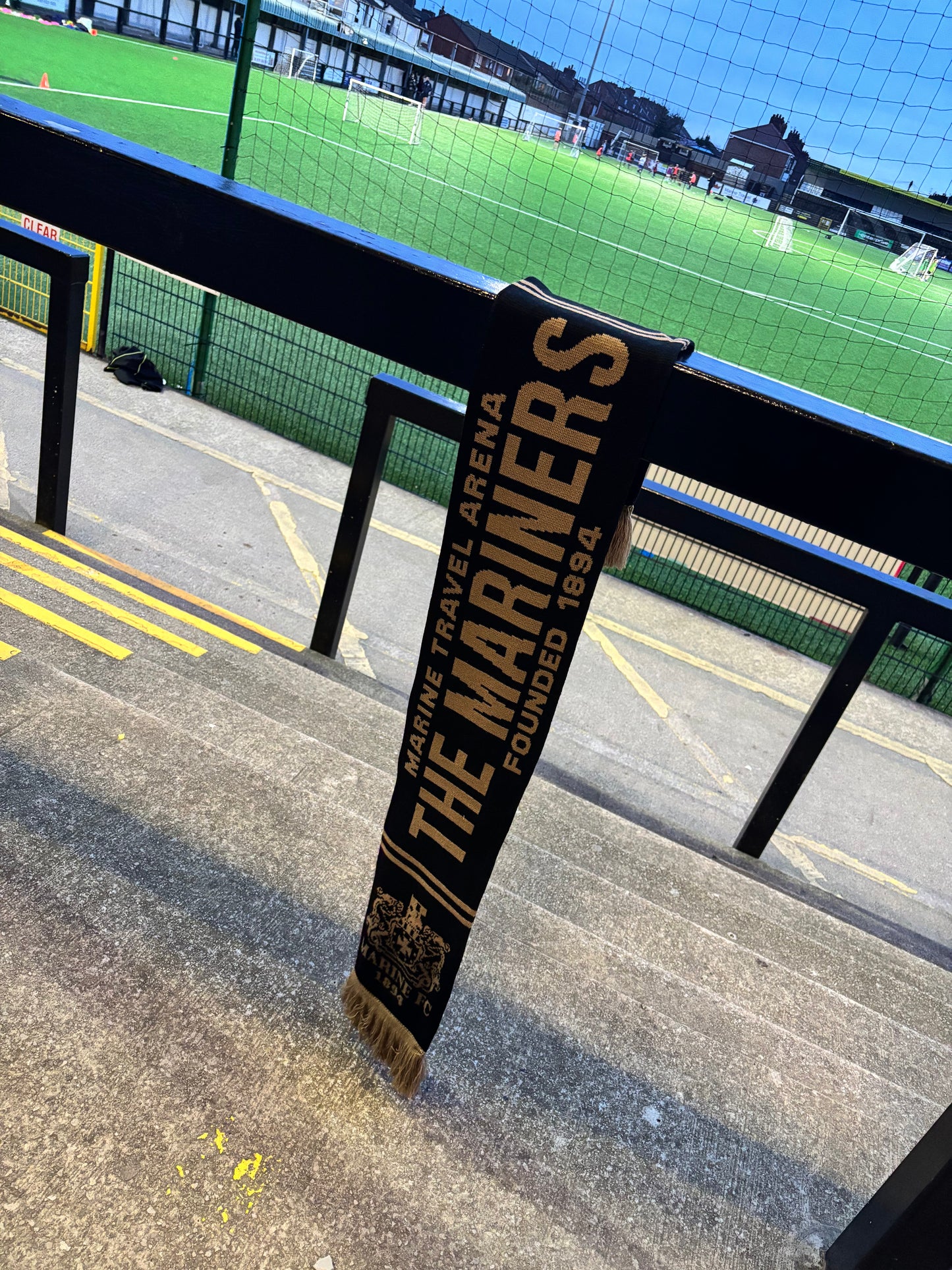 Marine Football Club - Scarf (Black & Gold)
