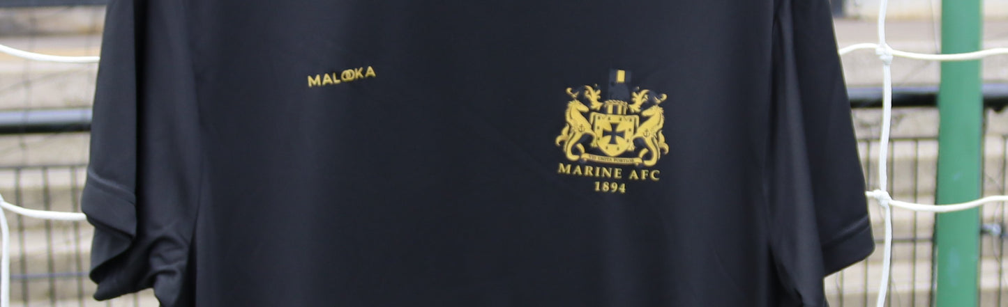 Kids Tech T-Shirt 2025/26 - Black & Gold