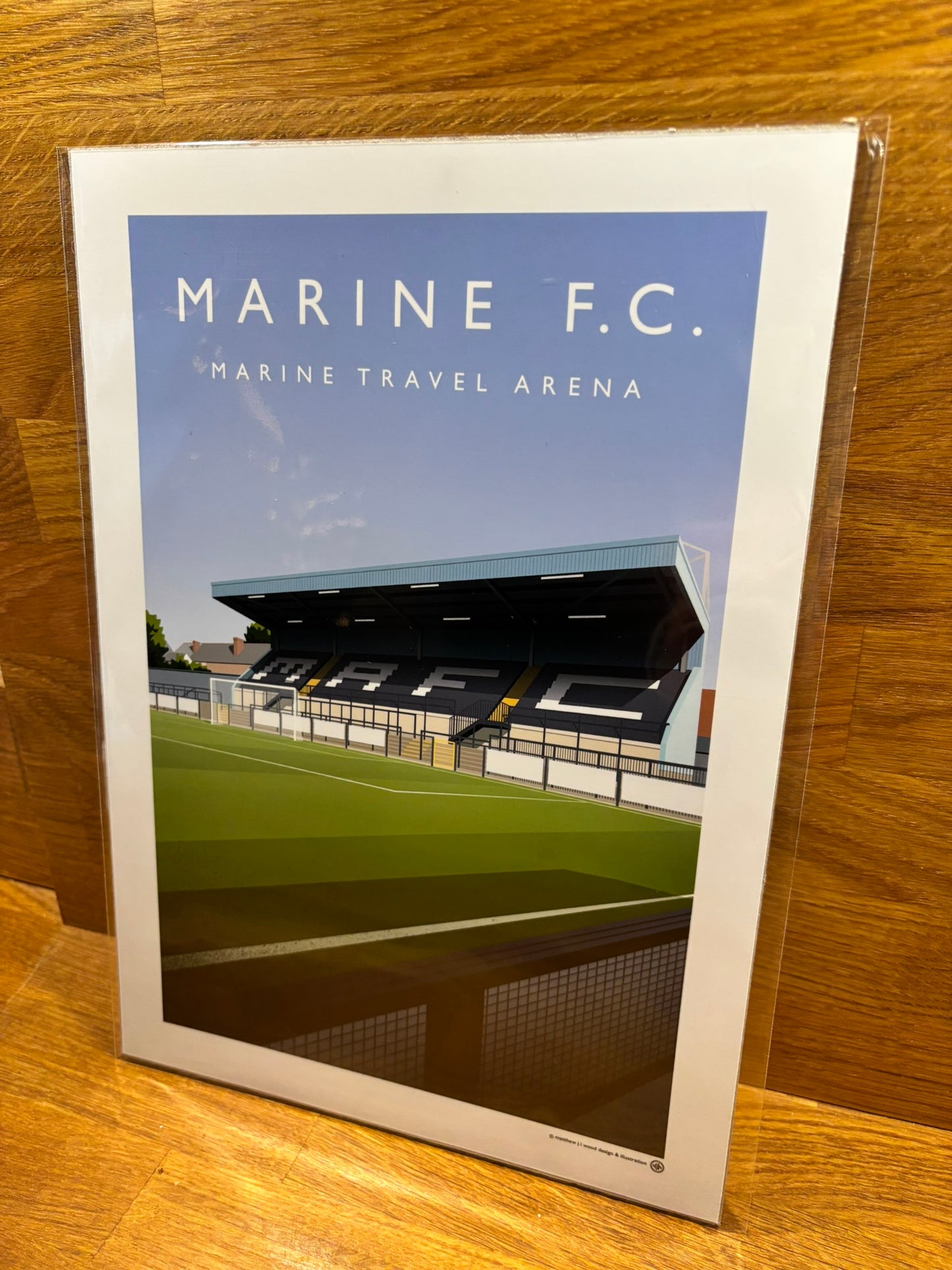 Marine FC MTA A4 Print (Unframed)