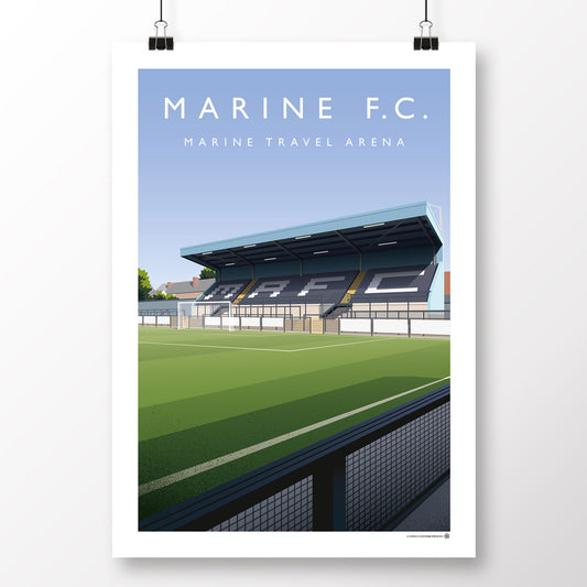 Marine FC MTA A4 Print (Unframed)